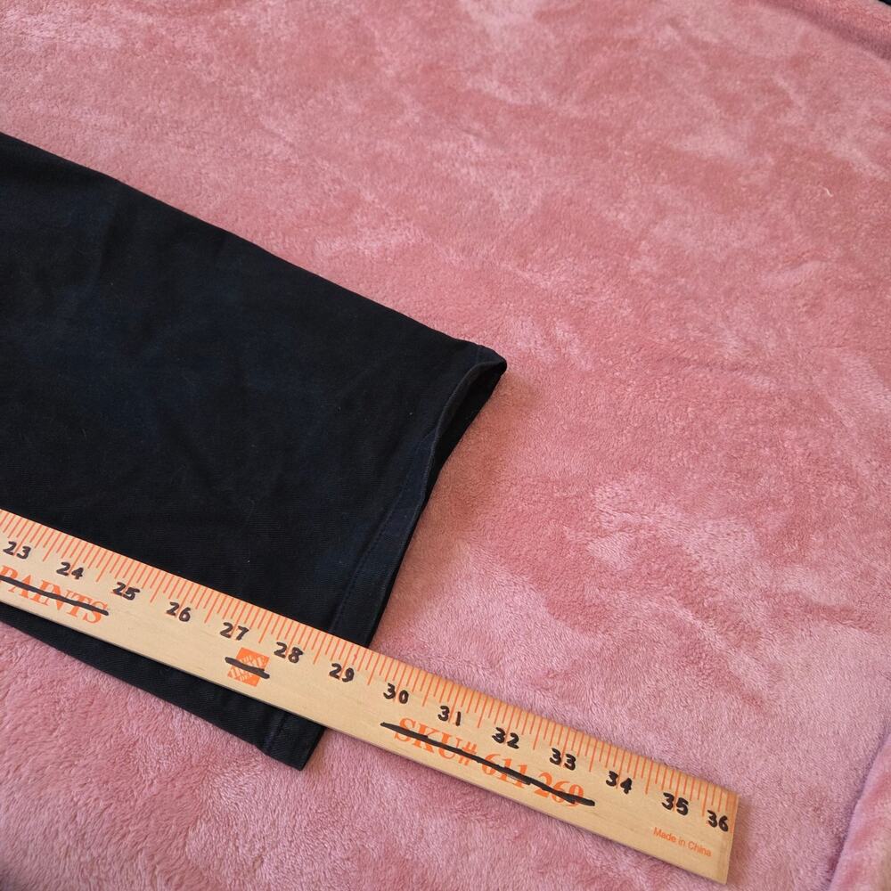 LEPUNUO Women's Elastic Waist Black Cargo Pants Size M - Picture 7 of 8